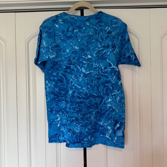 Rare Vintage 1990s Blue Water Tie Dye Scooby Doo T-Shirt 90s Y2K Gatlinburg TN - Picture 4 of 4